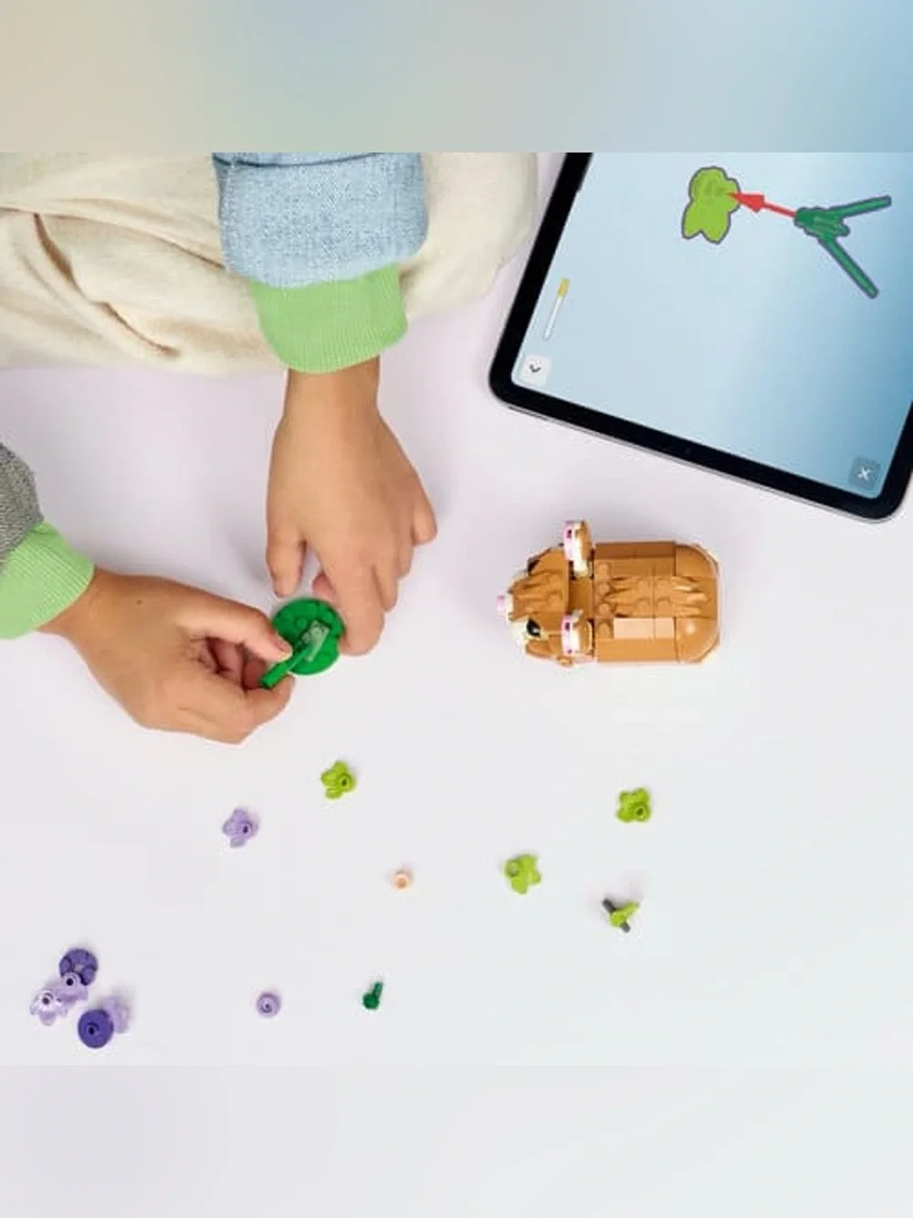 💛LEGO Creator 3 in 1 Cute Hamster with a Flower Building Toy for Girls & Boys